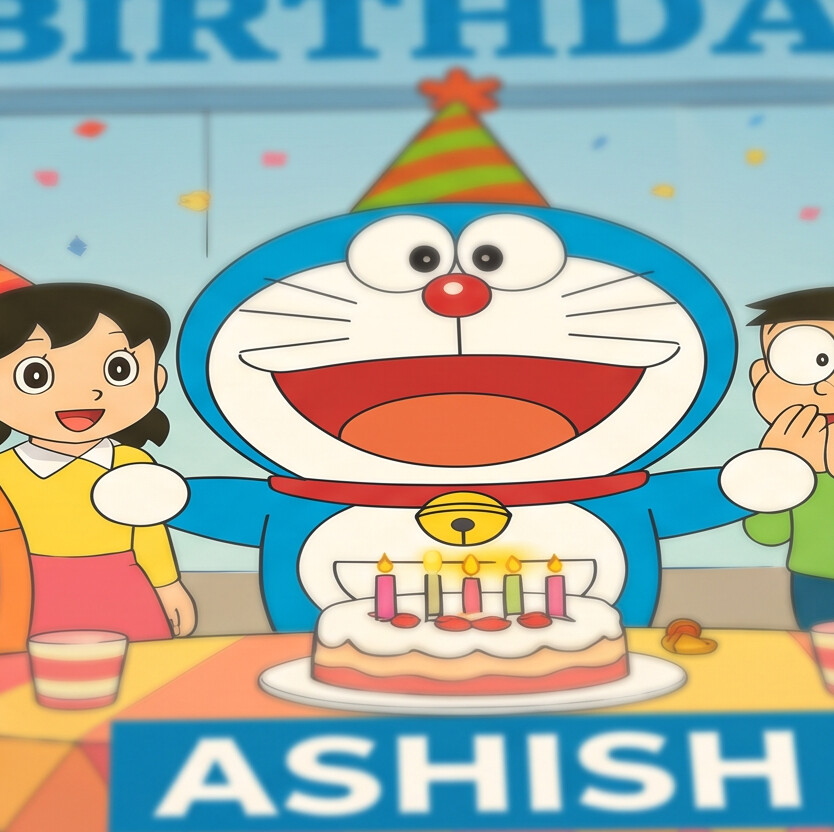 Doraemon  Joy Bdy Cake