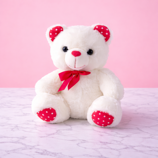 Hugs And Kisses, Sweetheart Cake with Teddy Bear