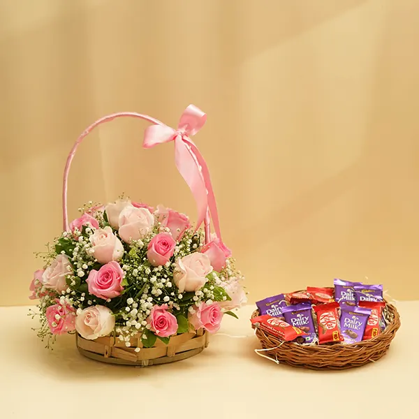 Love Perfection + Mix Chocolates Basket