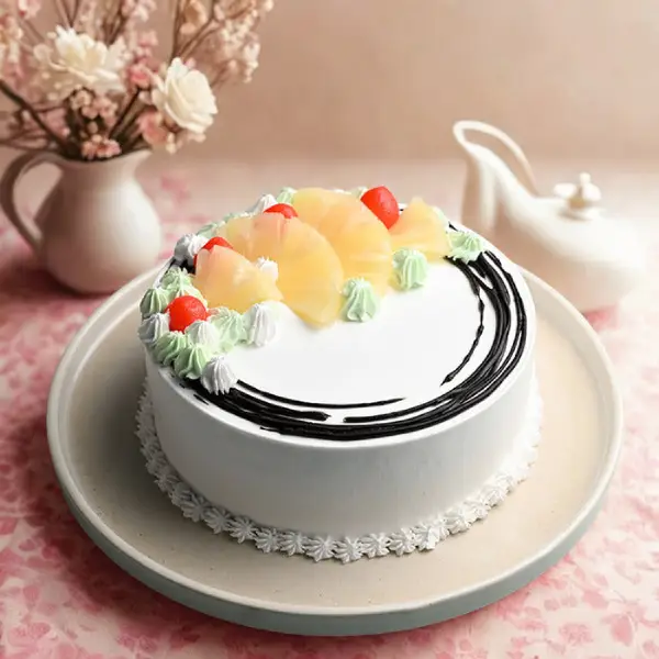 Pineapple Cake Eggless