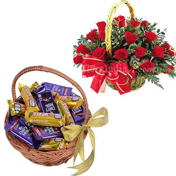 Love Perfection+Mix Chocolates Basket