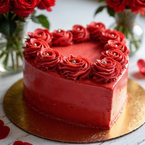 Velvet Rose Symphony Cake