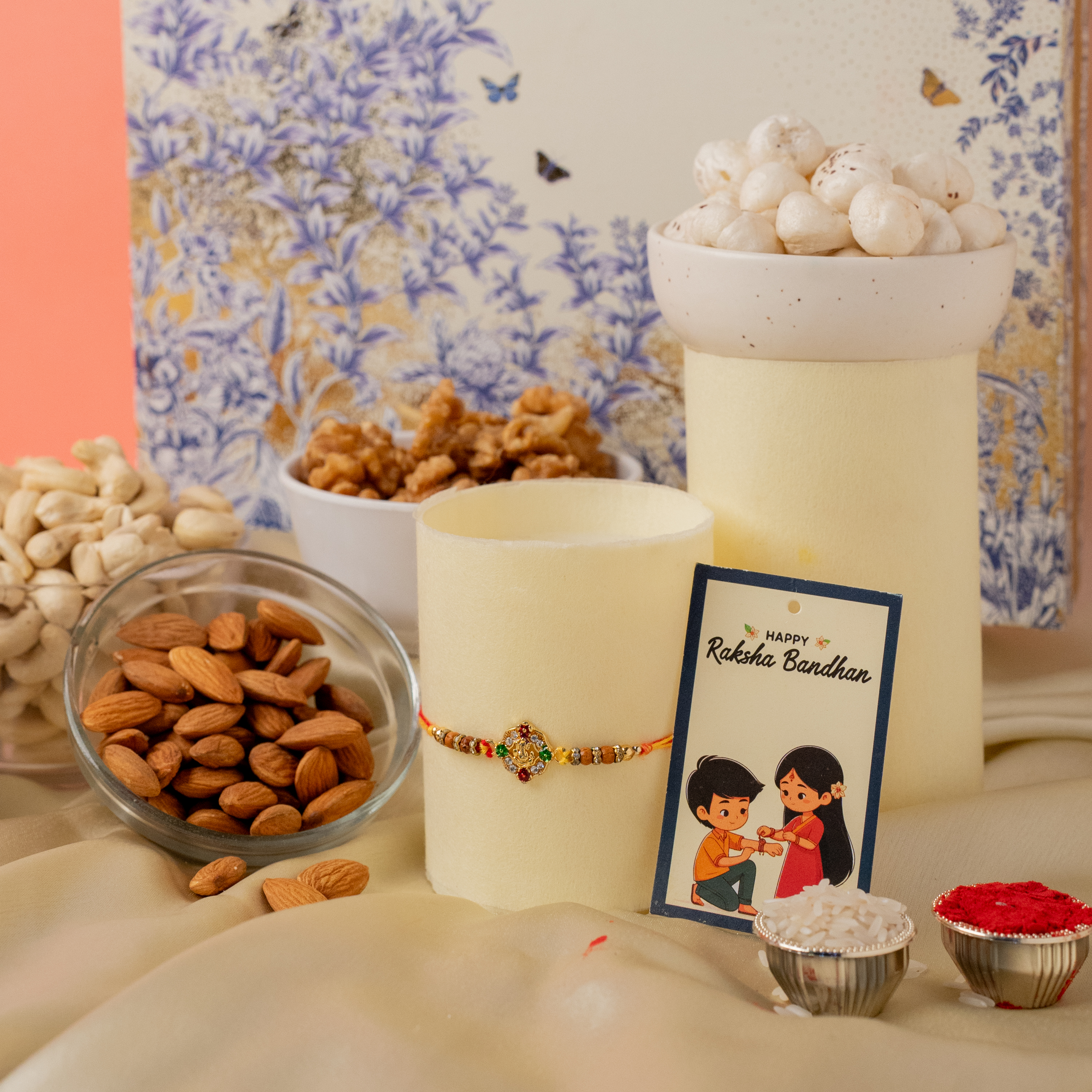 Beads Rakhi & Royal Dry Fruits