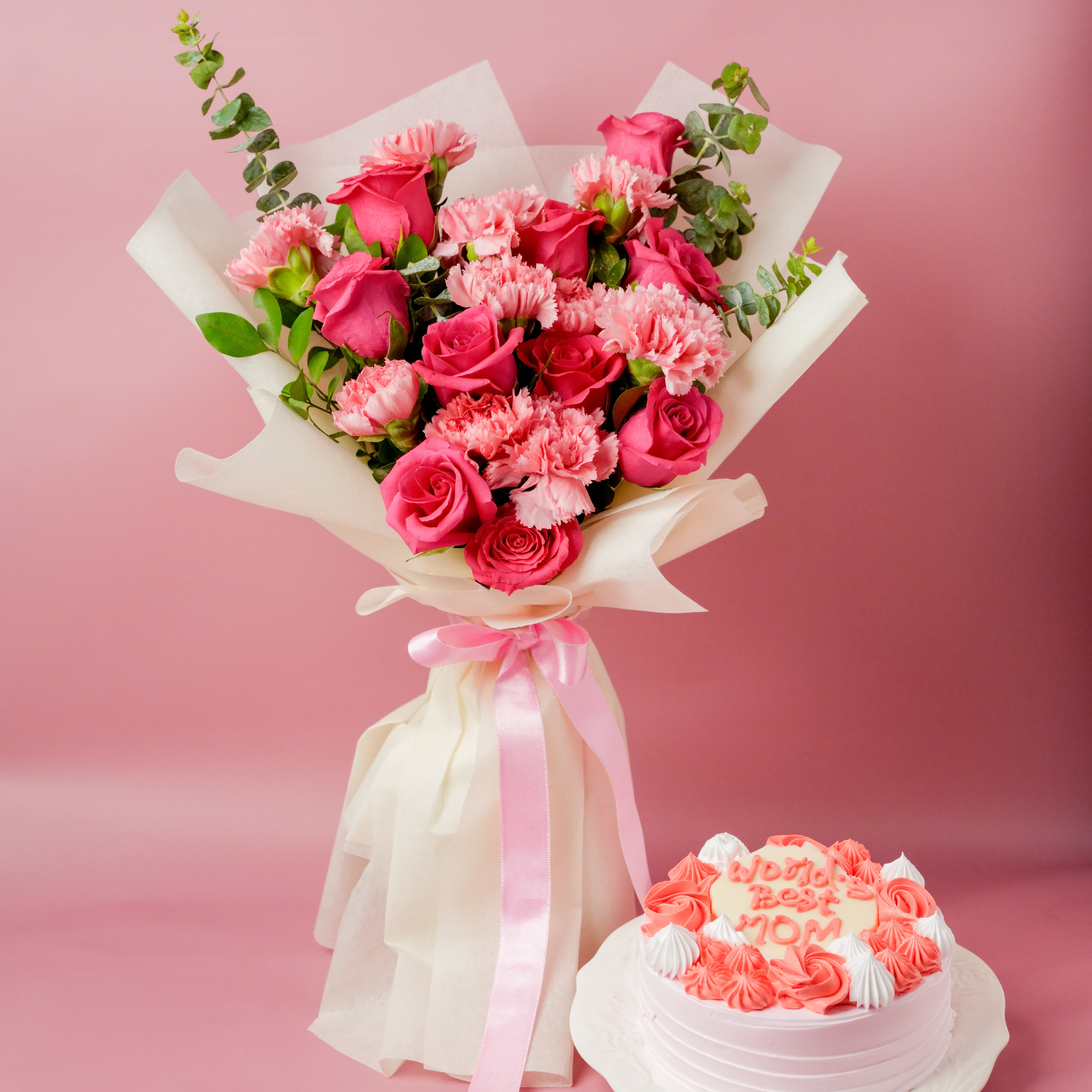 Rosy Radiance & Pineapple Cake