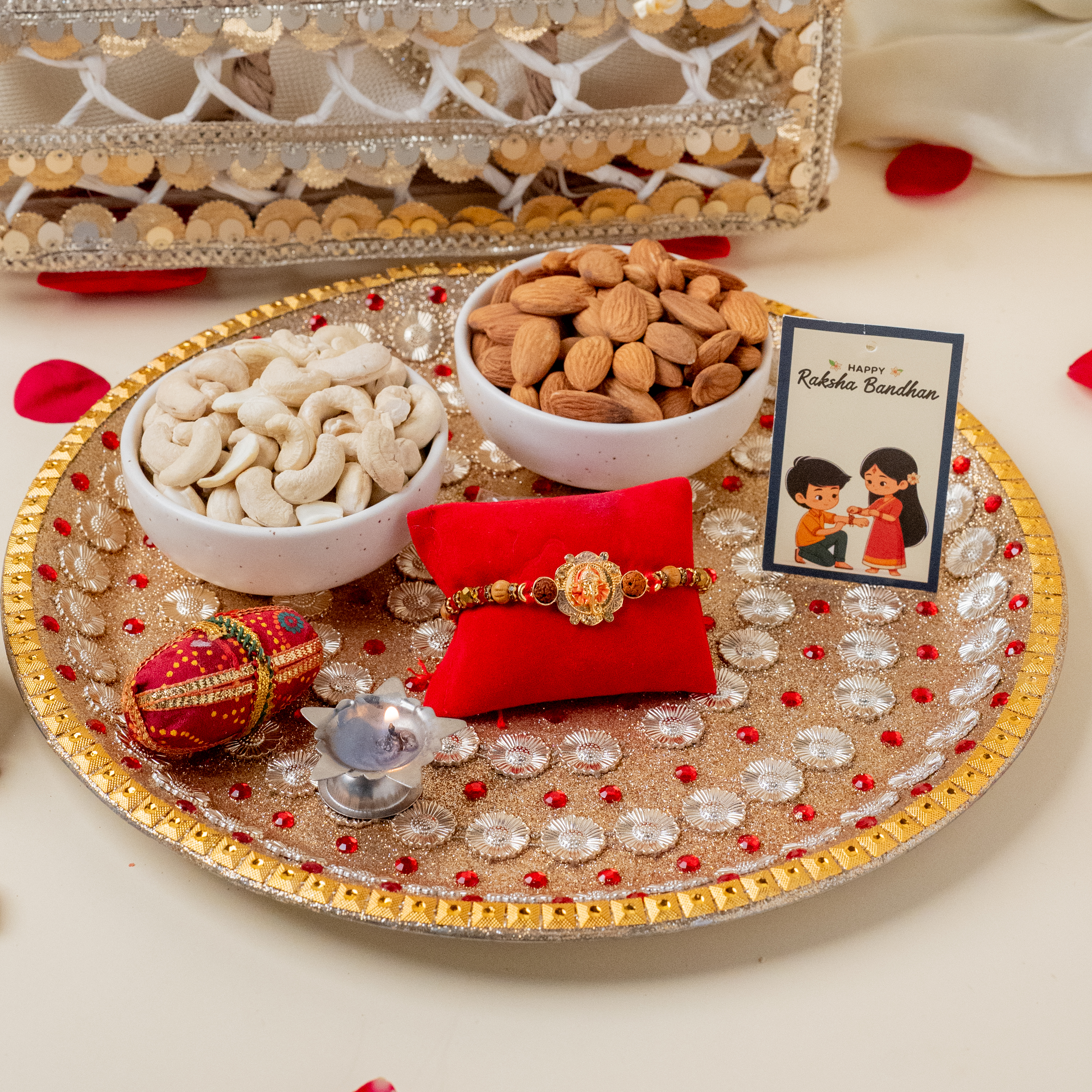 Ganesh Rakhi with Dry Fruits