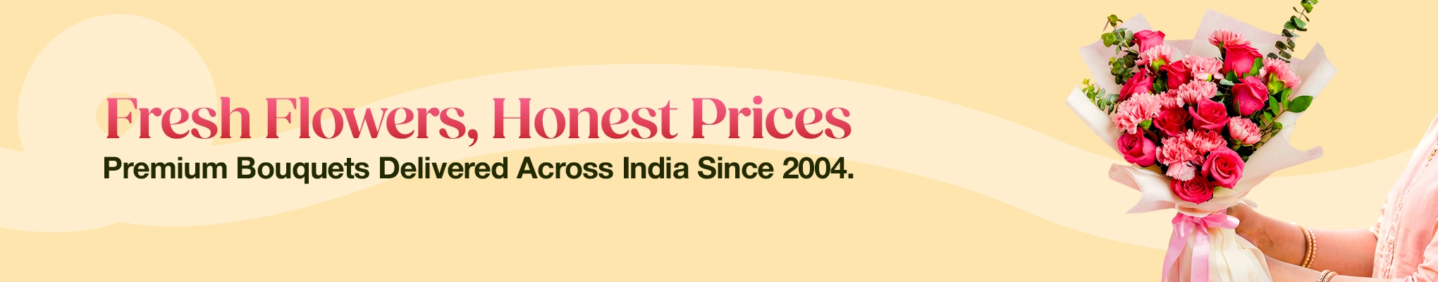 Fresh flower bouquet and bookey online with honest prices by Floraindia