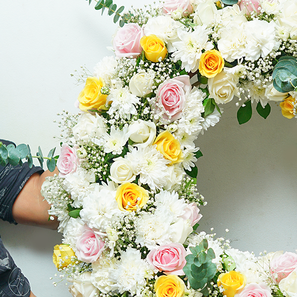 Healing Love Floral Wreath