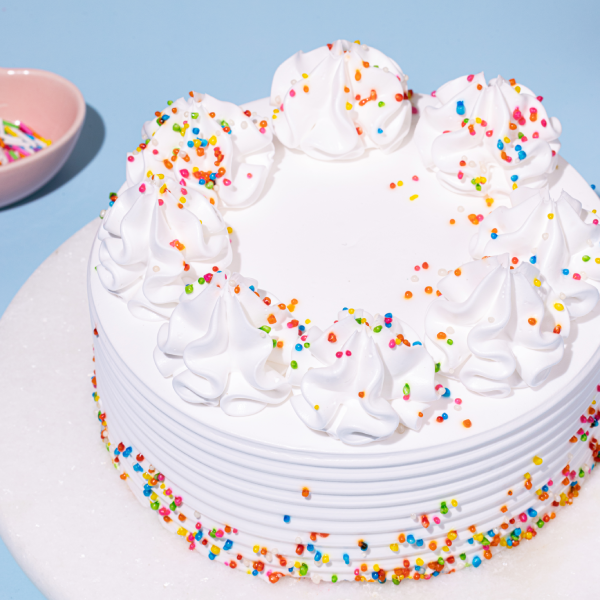 Skyward Serenity & Vanilla Cake