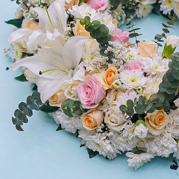 Peaceful Petals Wreath