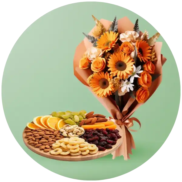 Flowers & Dry fruits Icon