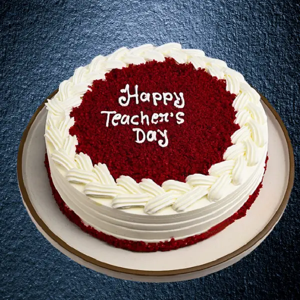 Teacher's Day Red Velvet Cake Teacher's Day Red Velvet Cake