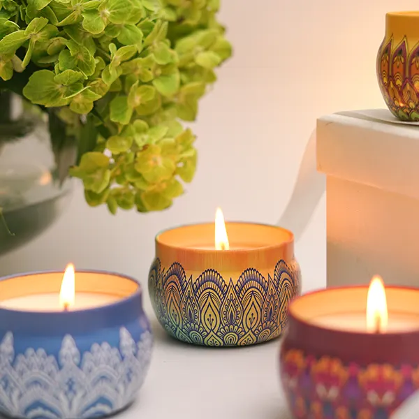 Artisan Round Tumblers (Set of 4 Candles)