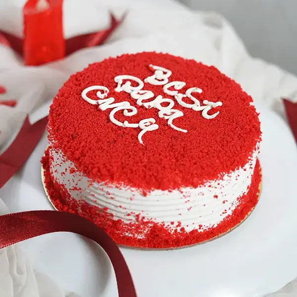 Dad's Delight Red Velvet Cake