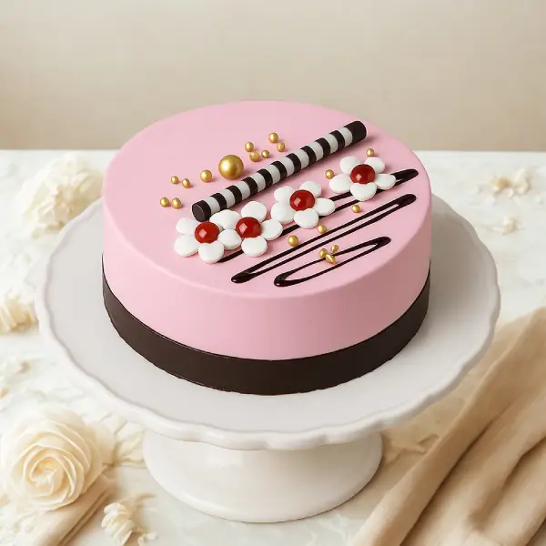 Choco-Strawberry Cake