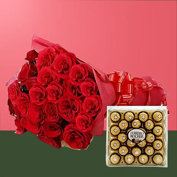 Hugs and Kisses with  Ferrero Rocher 24 Pcs