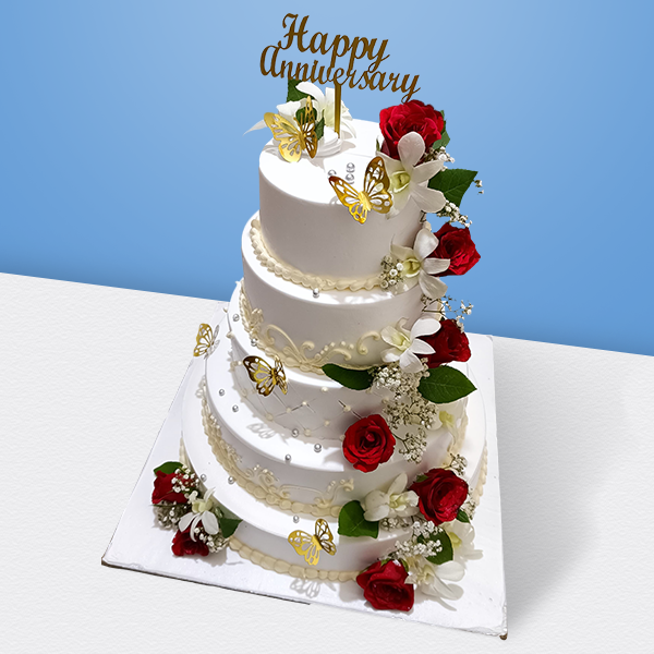 Five Tier Celebration Cake