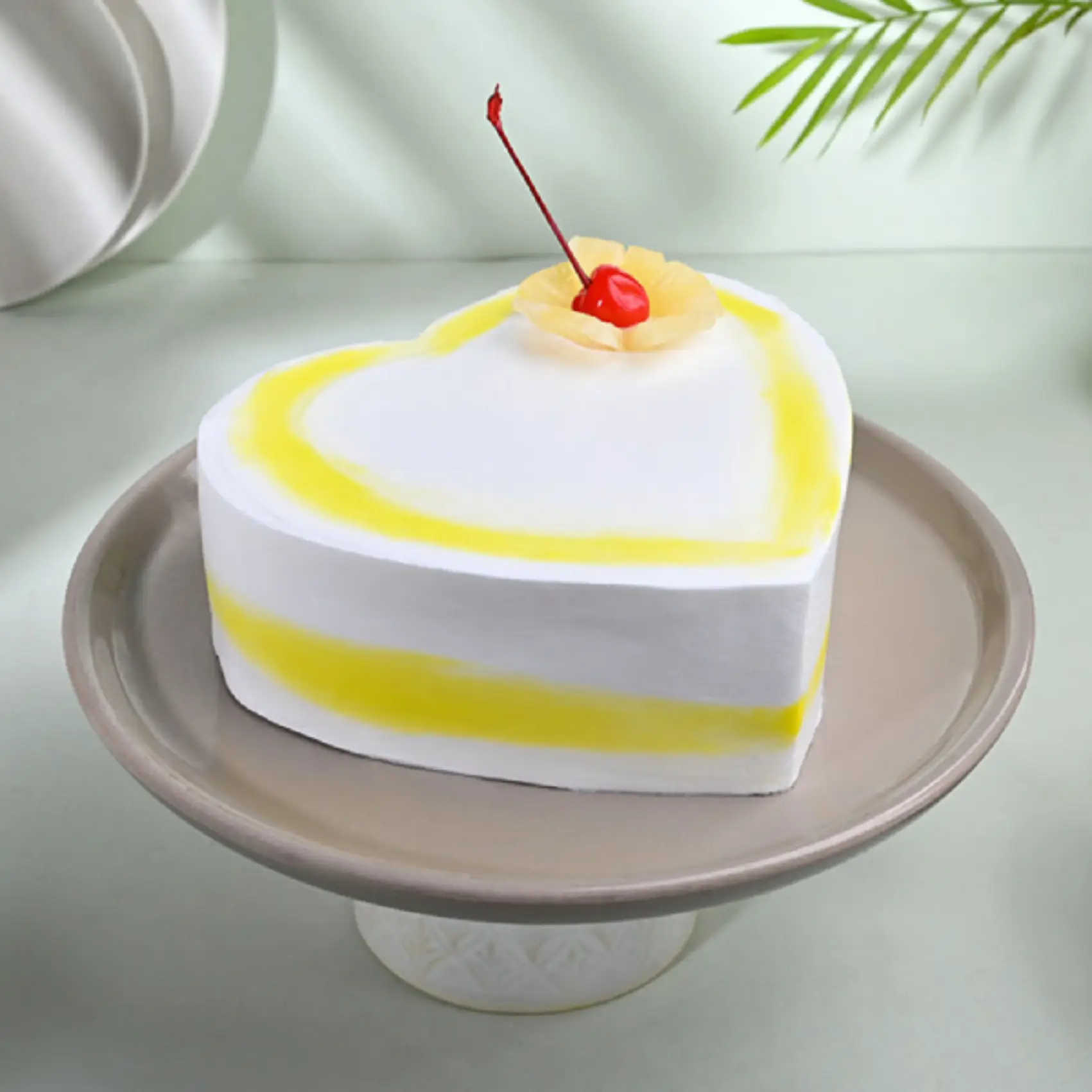 Pineapple Heart Cake