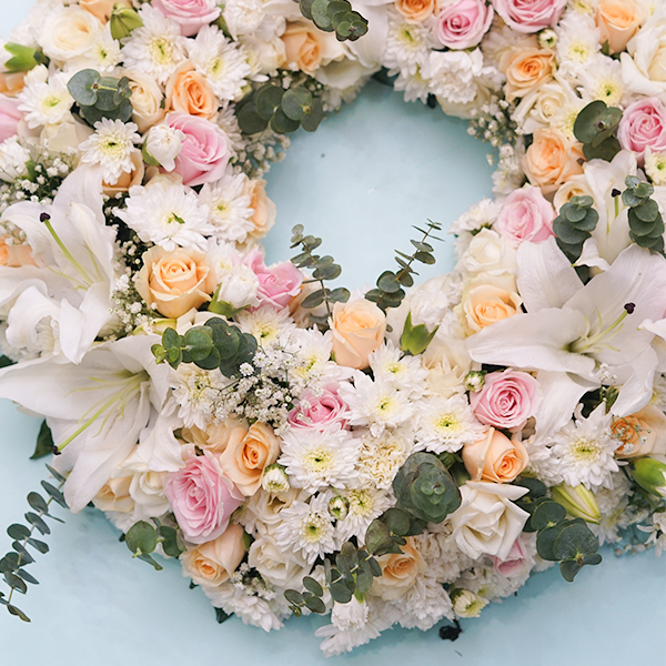 Peaceful Petals Wreath