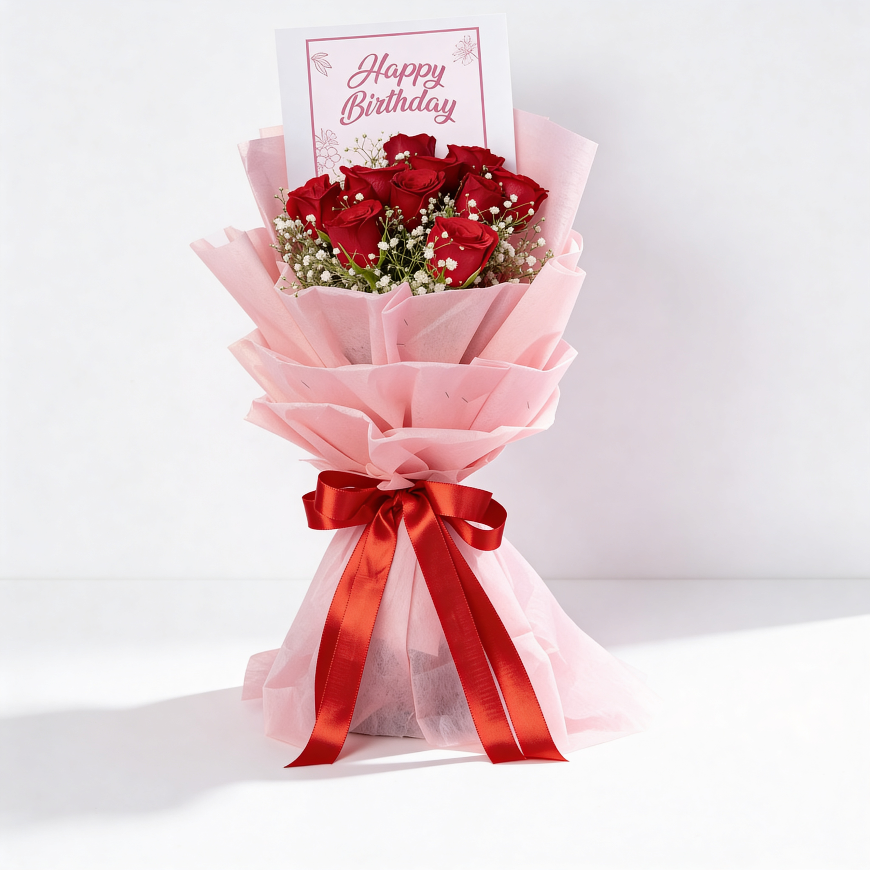 Red Rose Birthday Bouquet