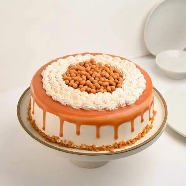 Butterscotch Drip Cake