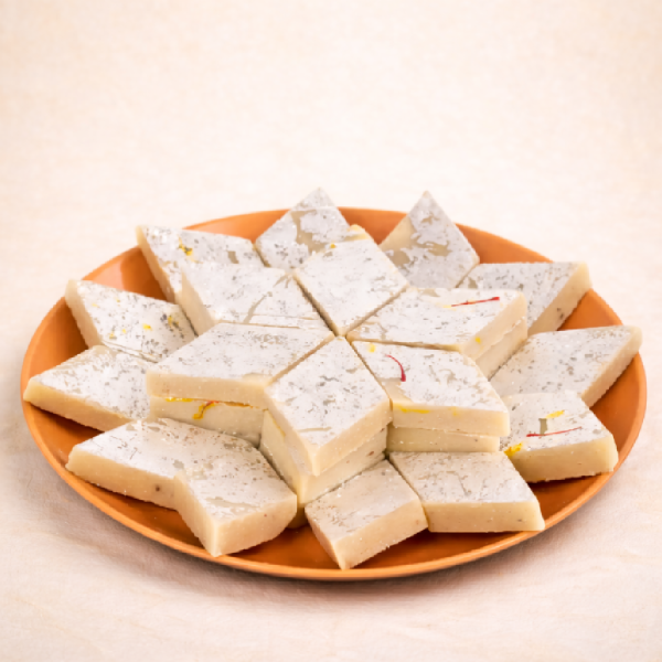 Blush Basket & Kaju Katli