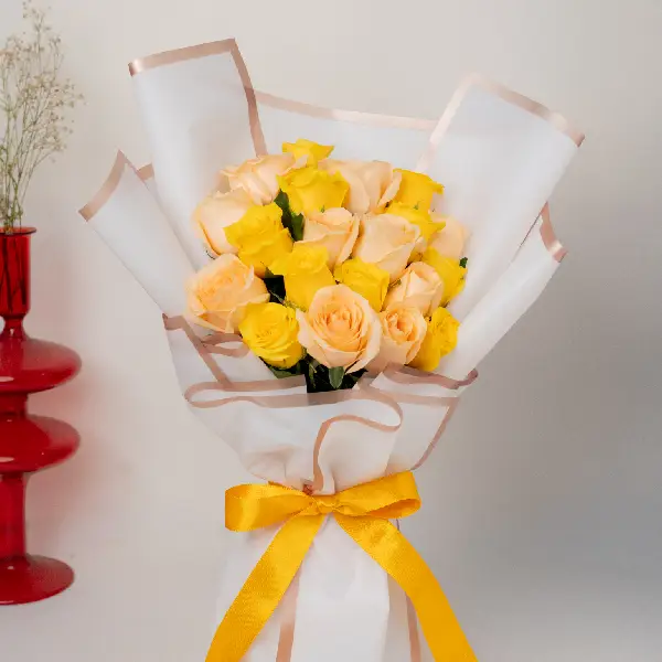 Sunny Birthday Rose Bouquet