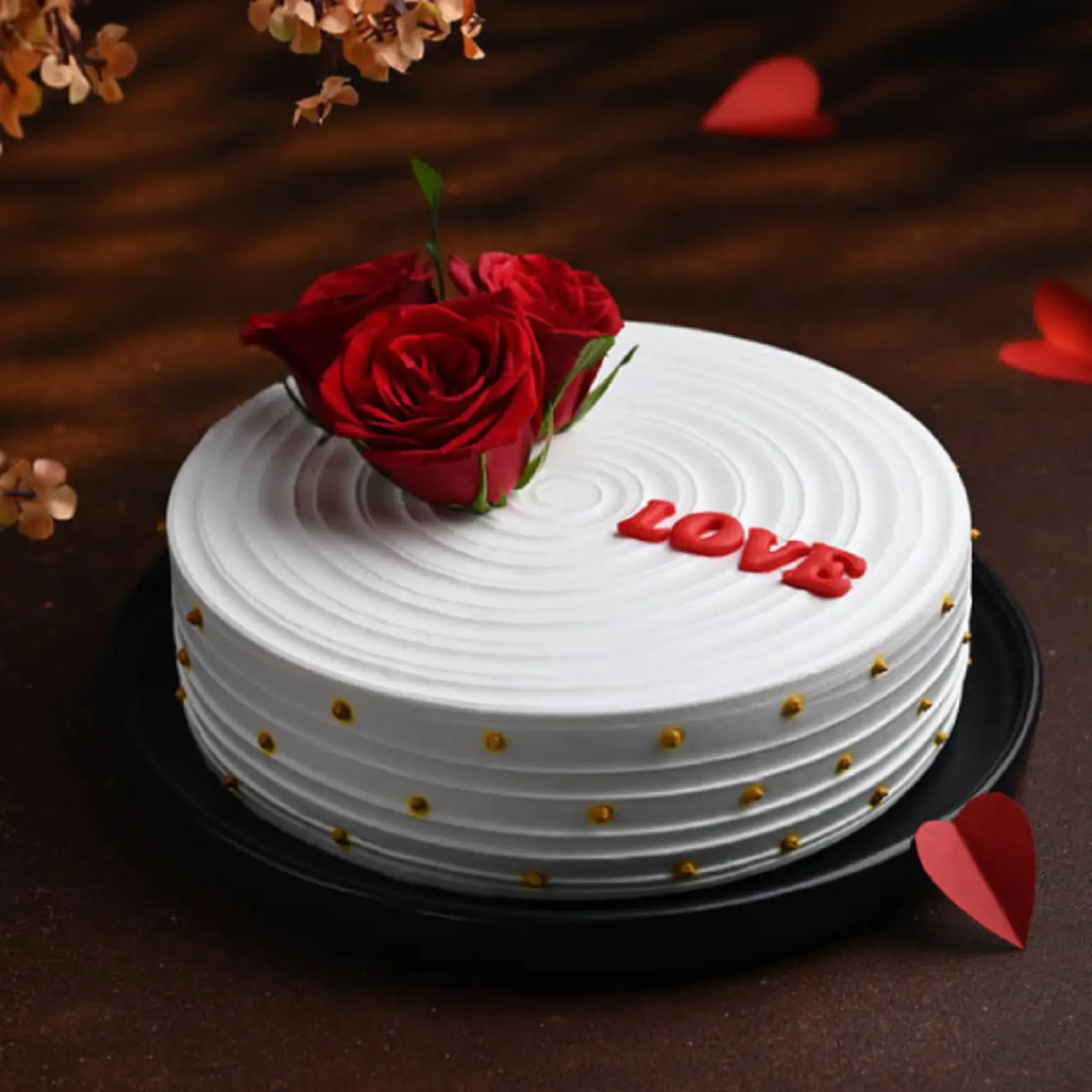 Love With Rose Pineapple Cake