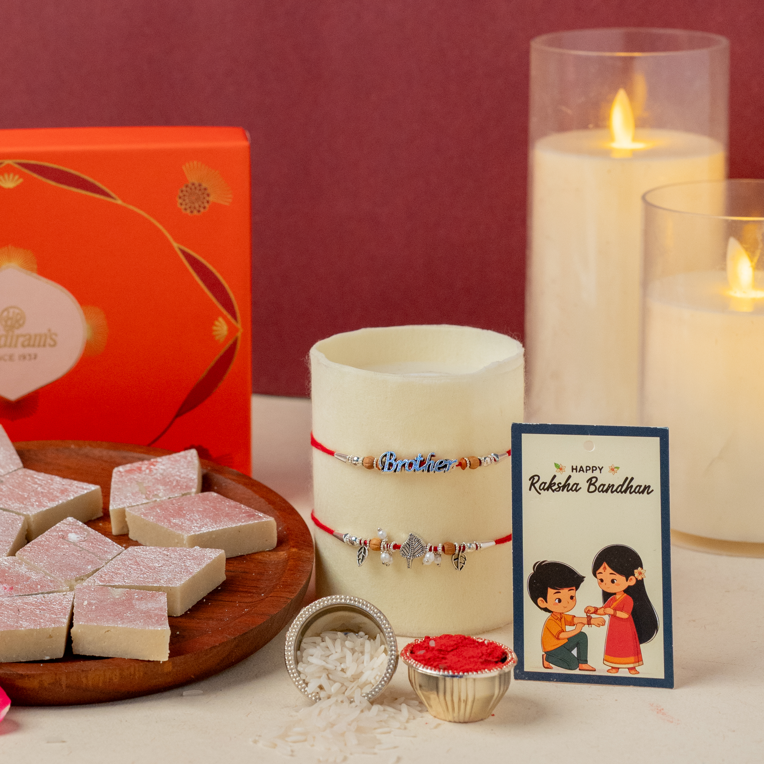 Premium Bro Sis Rakhi & Sweets