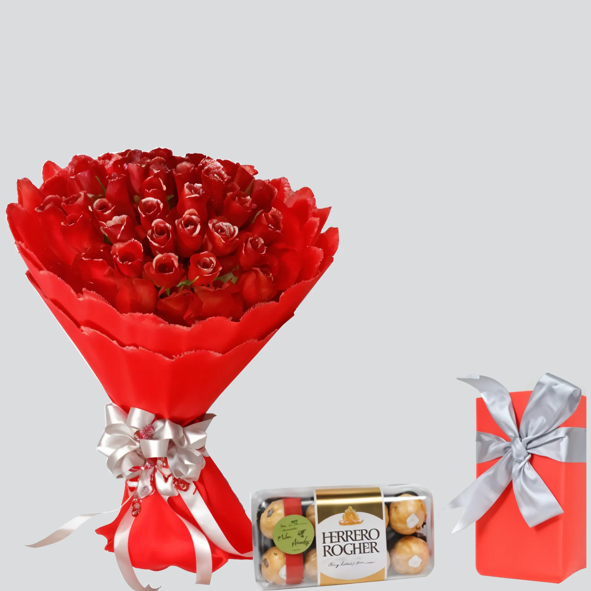 Awesome Red + Ferrero Rocher 16 Pcs