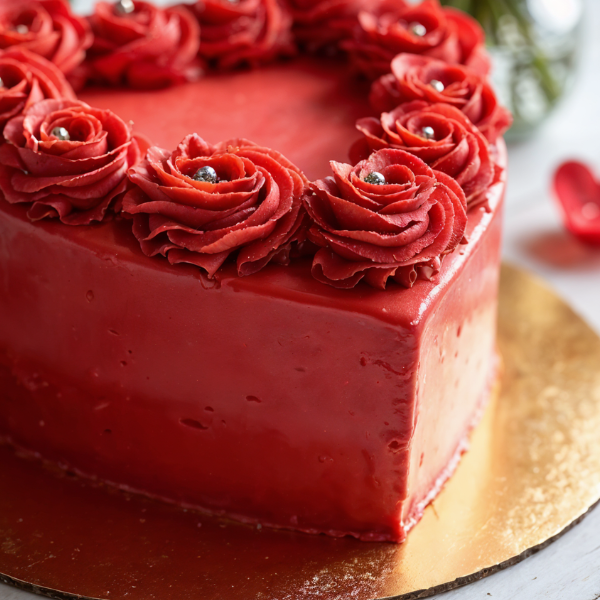 Velvet Rose Symphony Cake