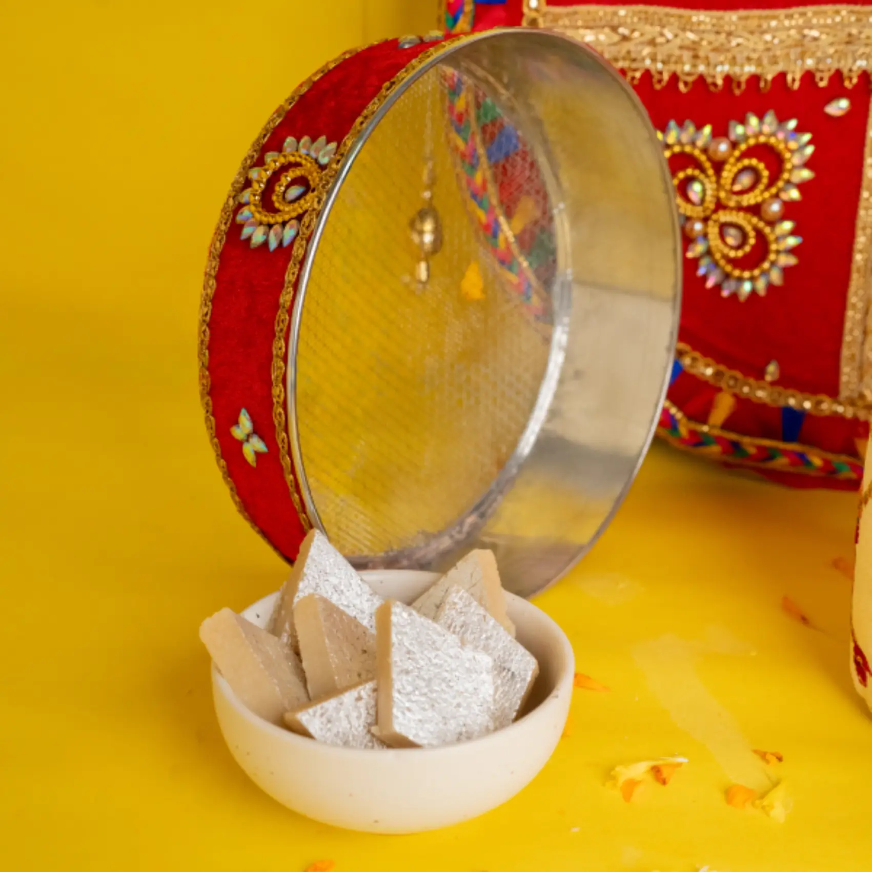 Kaju Katli Karwa Chauth Set