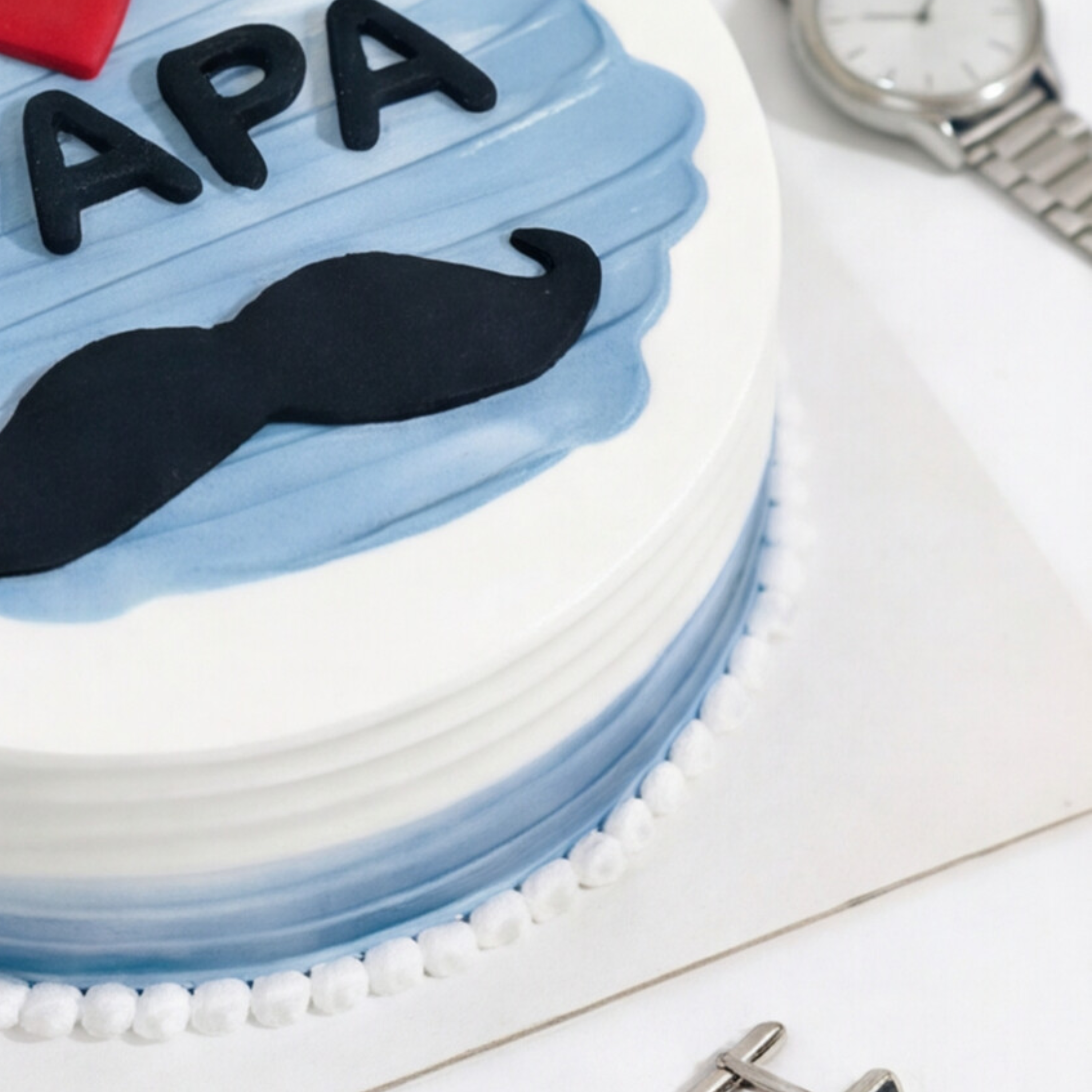 My Hero Papa Vanilla Cake
