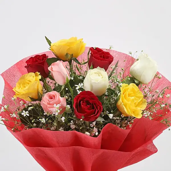 Mixed Roses Bunch