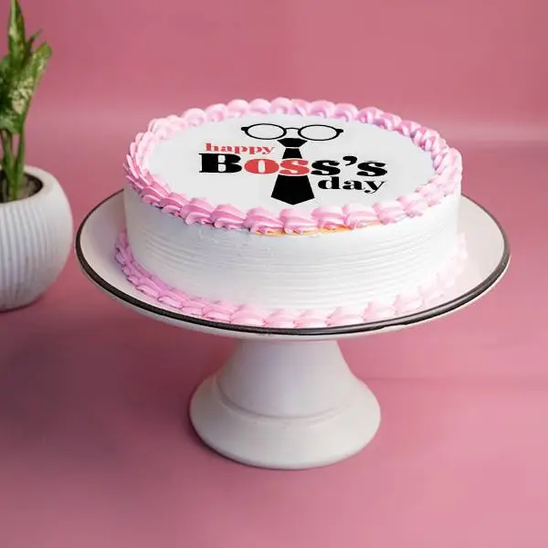 Classic Boss Day Cake