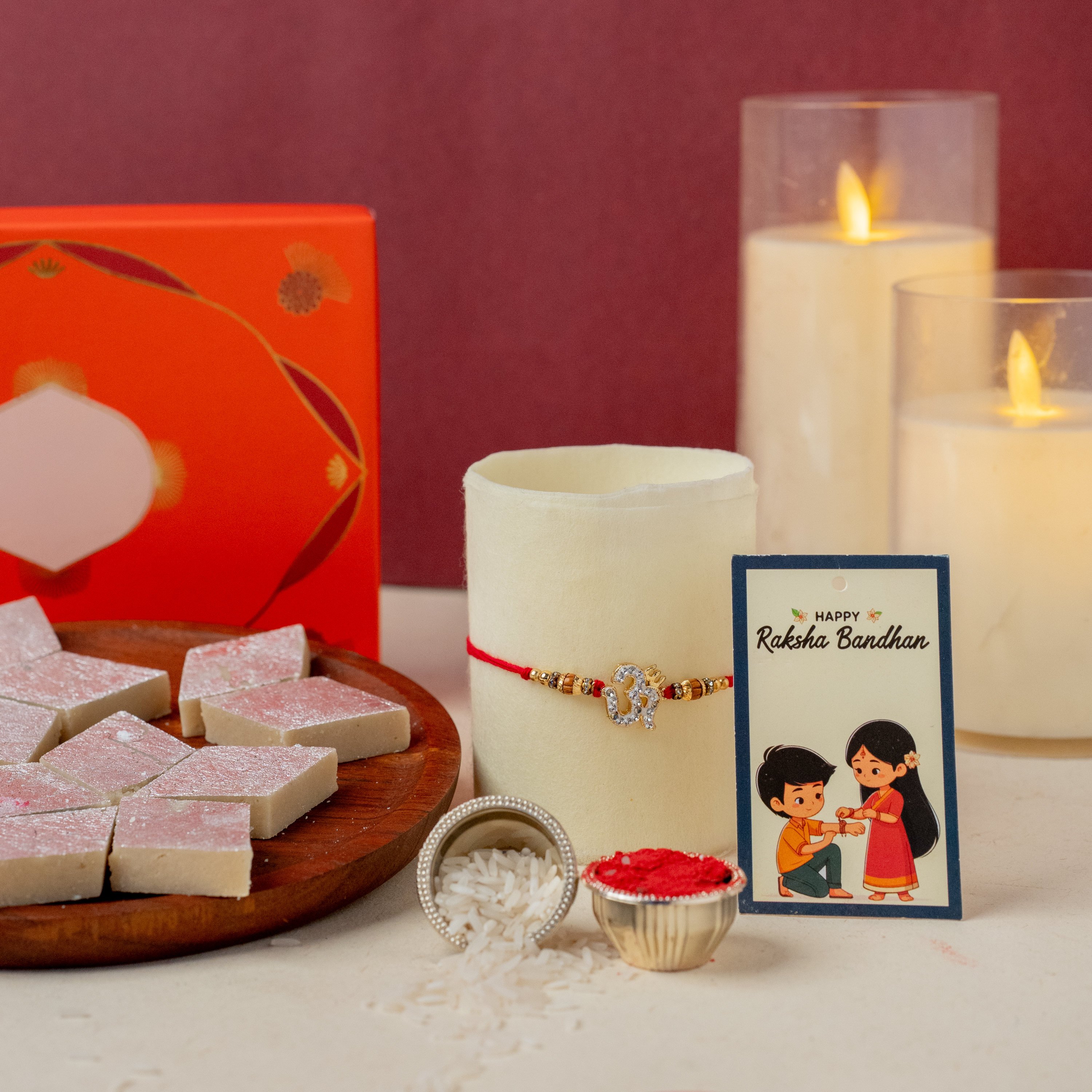 Om Rakhi & Katli Delights Om Rakhi & Katli Delights