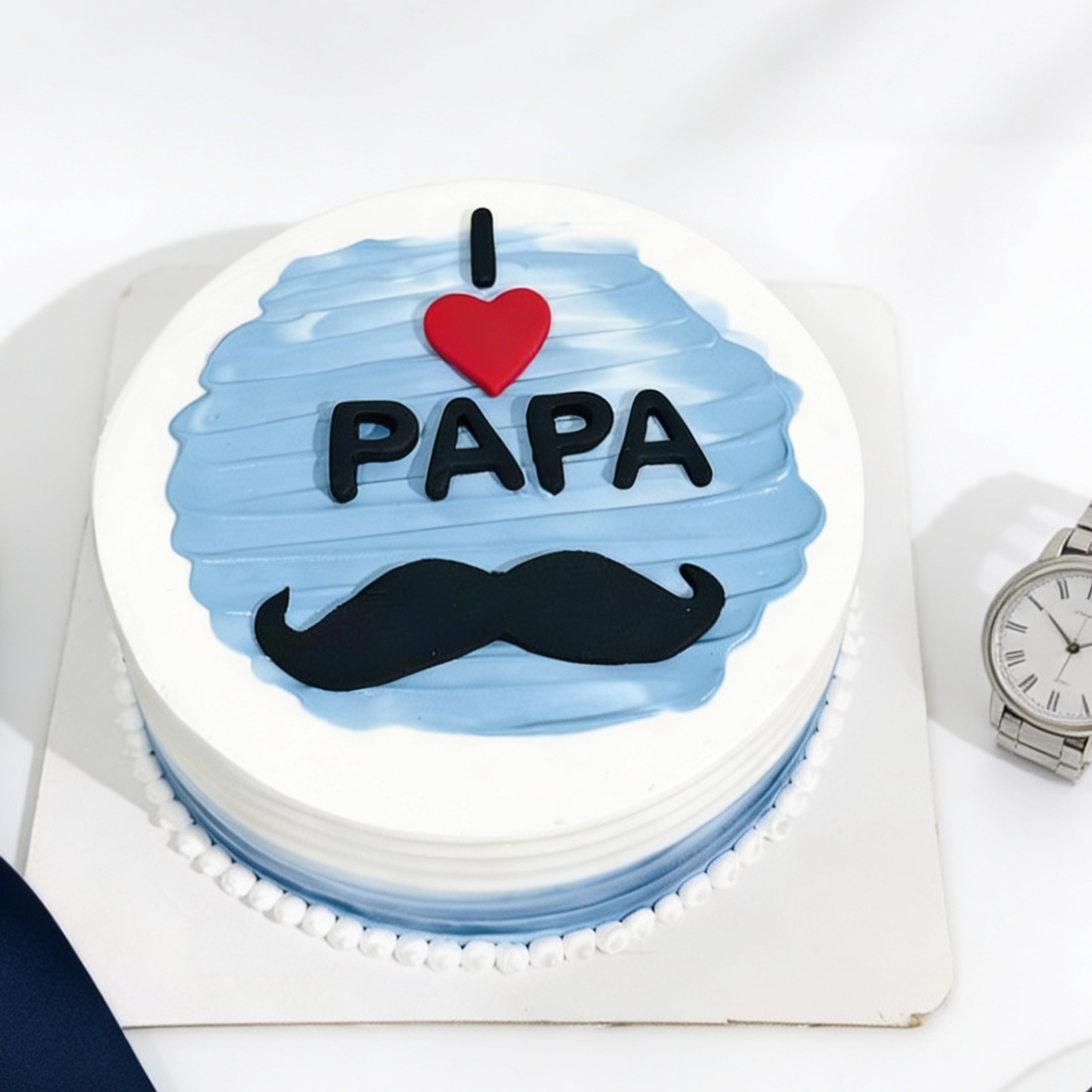 My Hero Papa Vanilla Cake