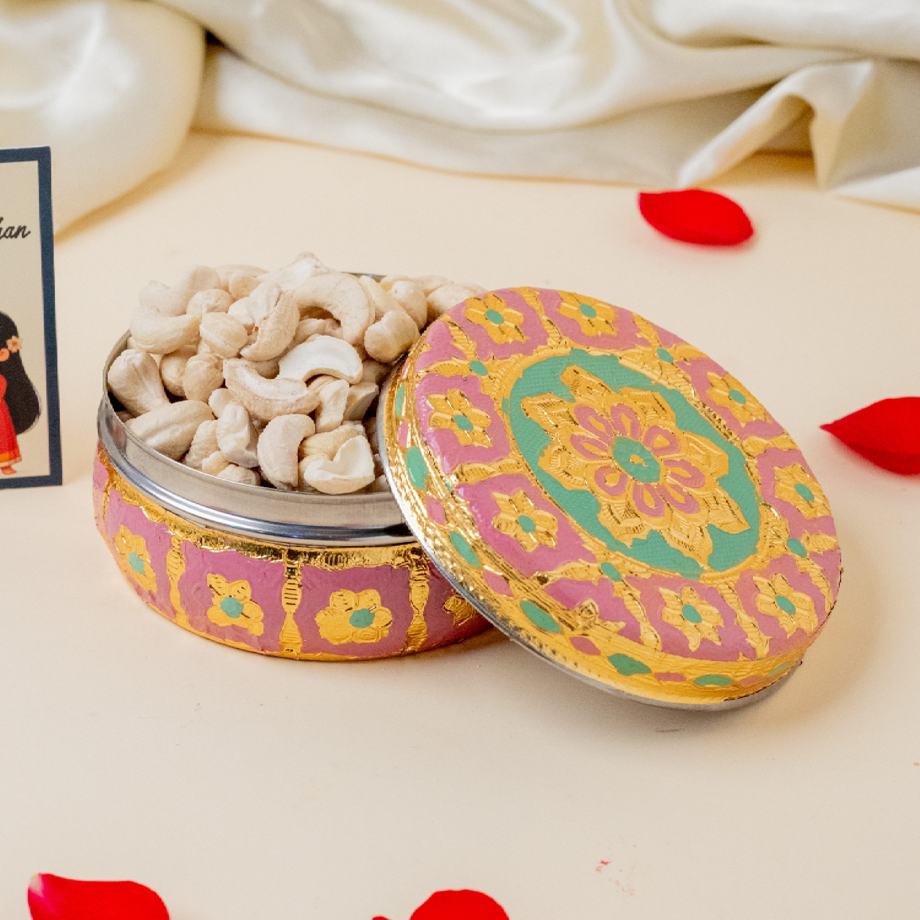 Rakhi Thali with Cashews Delight Rakhi Thali with Cashews Delight