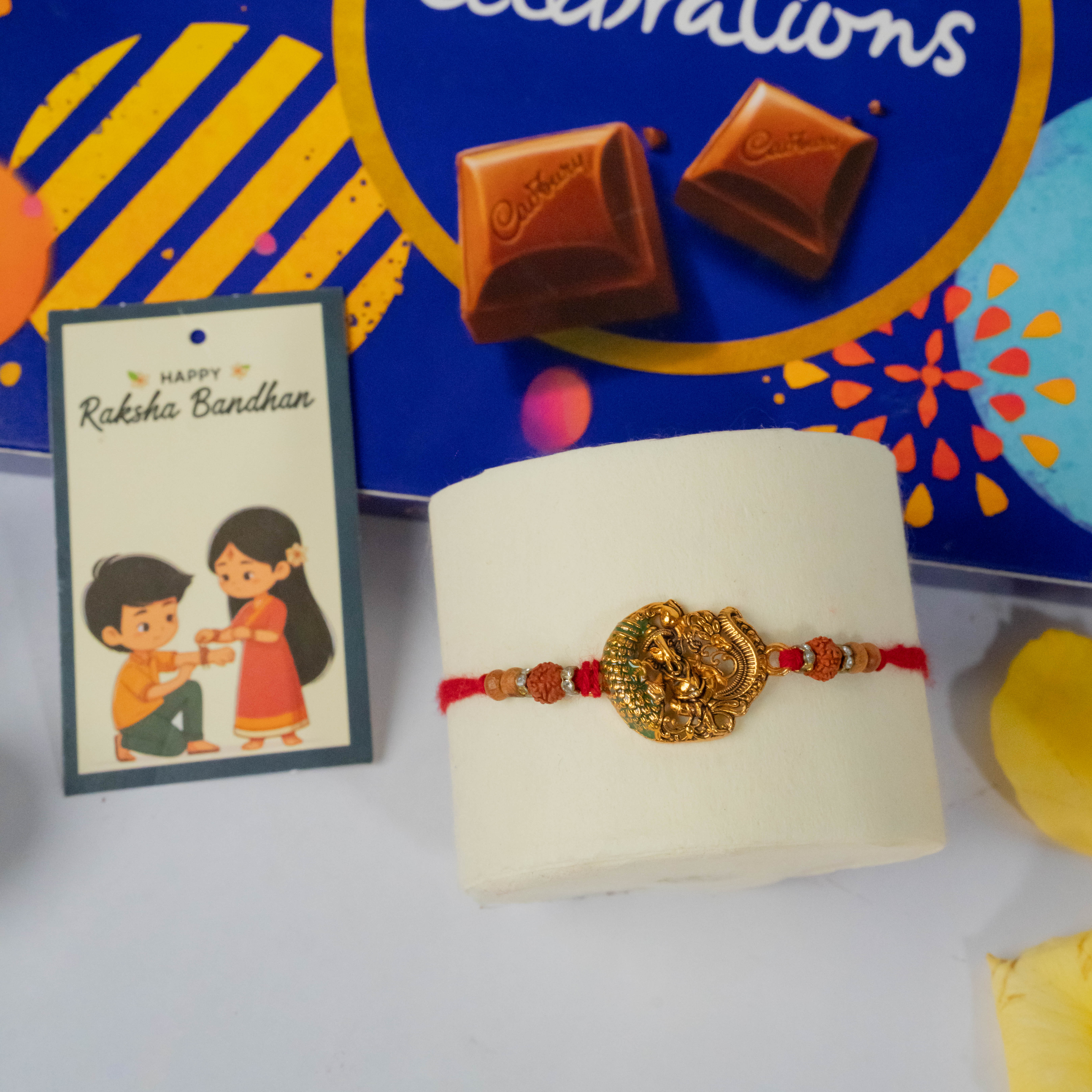 Ganesha Rakhi with Celebrations