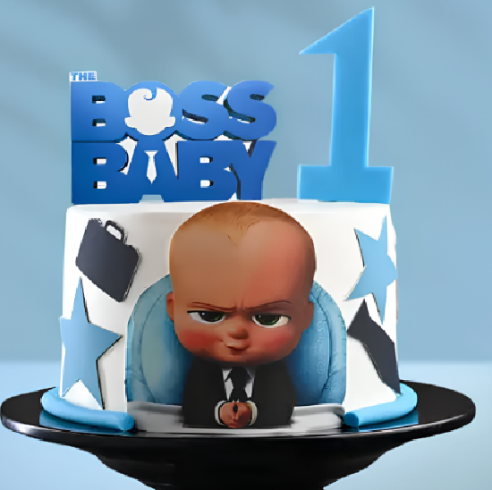 Boss Baby Theme Cake