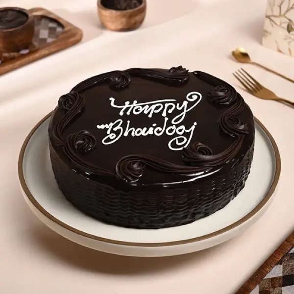 Bhai Dooj Chocolate Cake