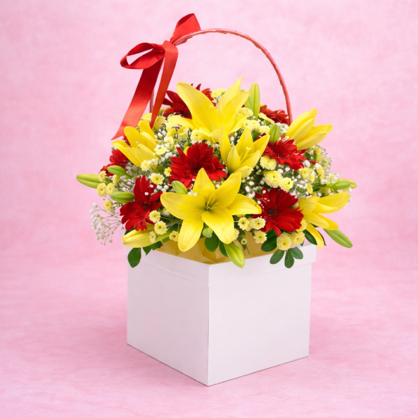 Yellow Charm with Assorted Dry Fruit