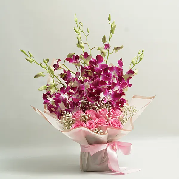 Orchid Rose Serenity Pot