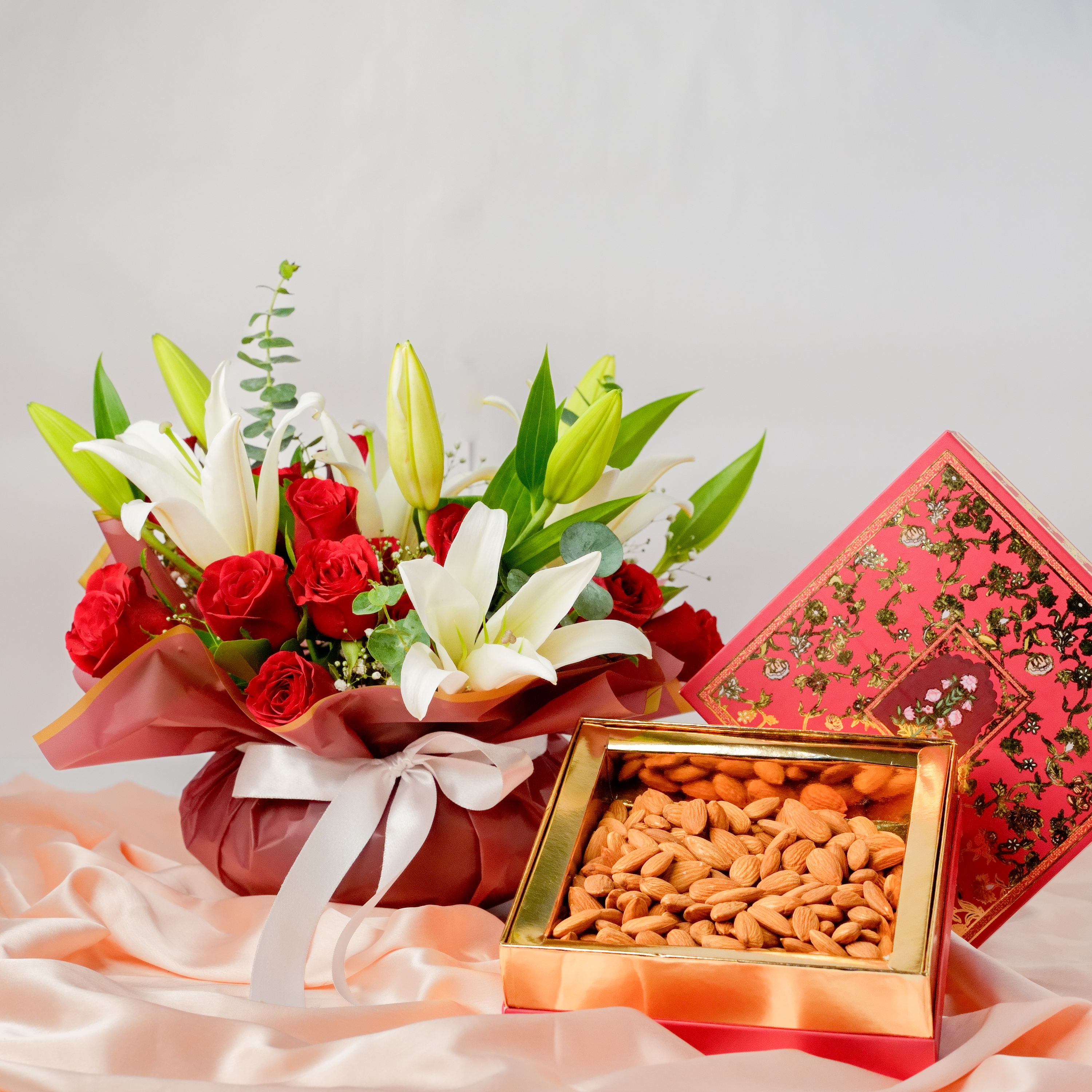 Crimson Lily Almond Harmony Crimson Lily Almond Harmony