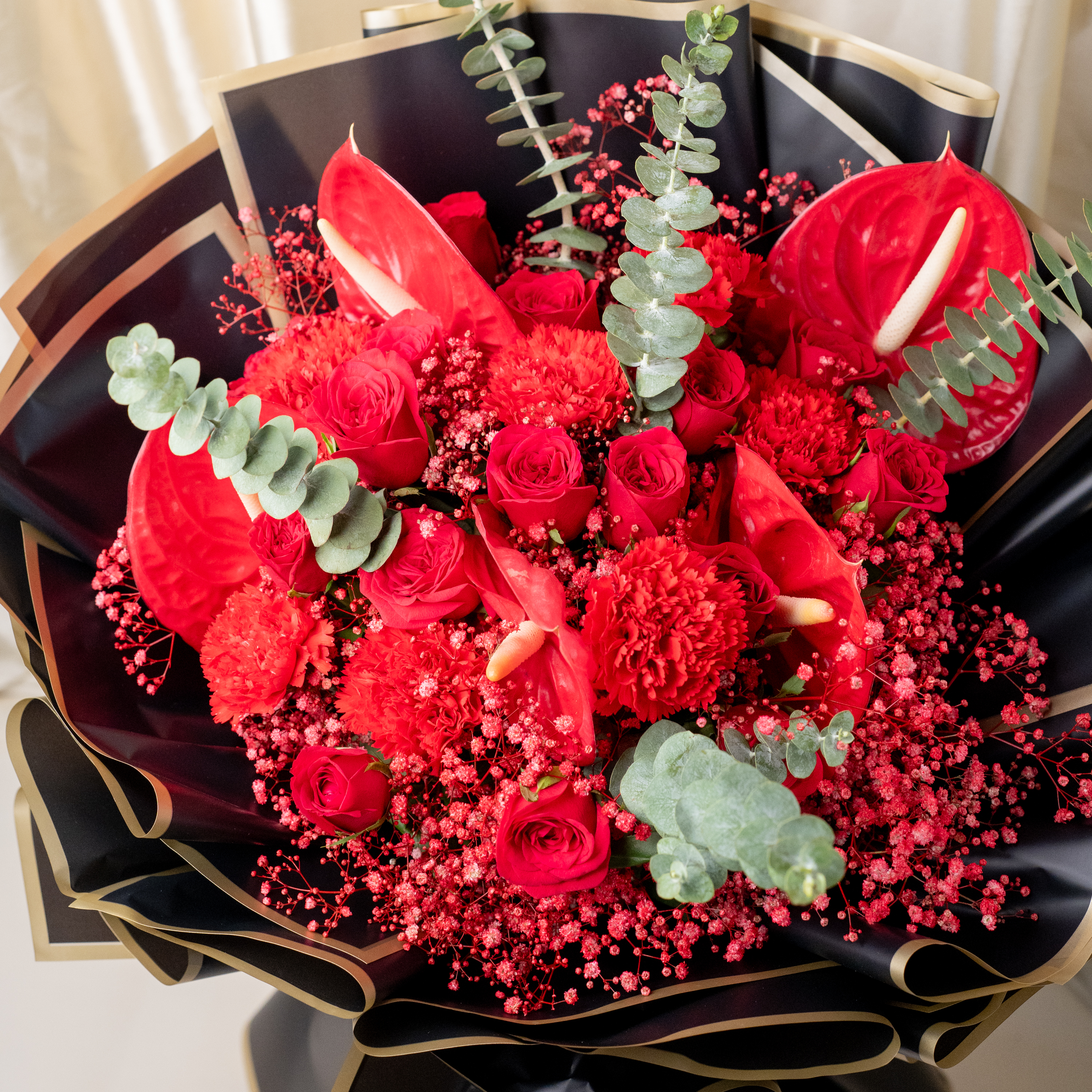 Red Carnation Aura