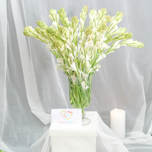 Graceful Tuberose Vase