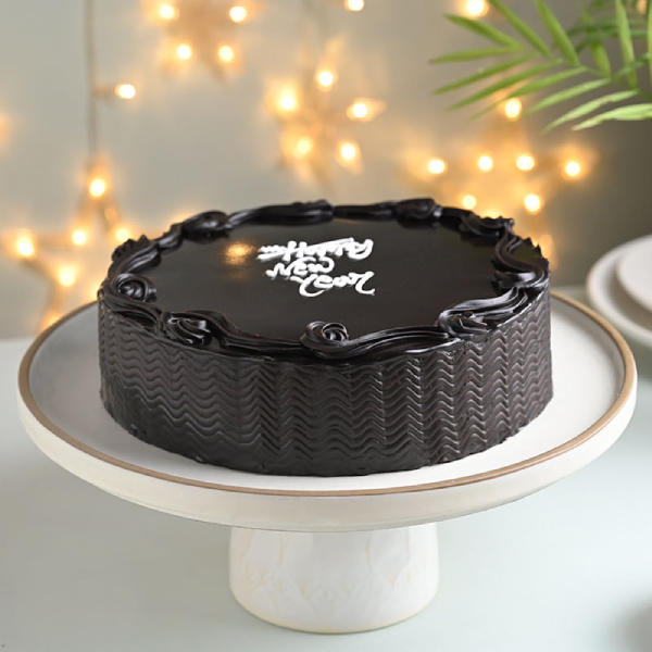 New Year Chocolate Cake