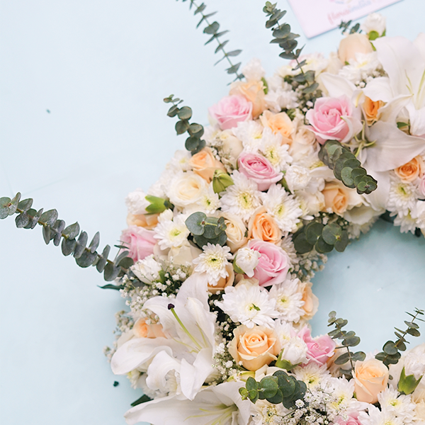 Peaceful Petals Wreath