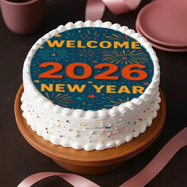 Welcome 2026 Cake