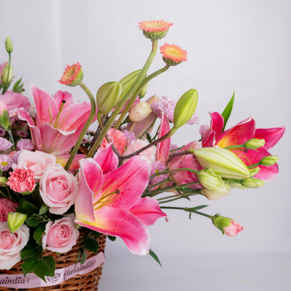Pink Blossom Basket Pink Blossom Basket