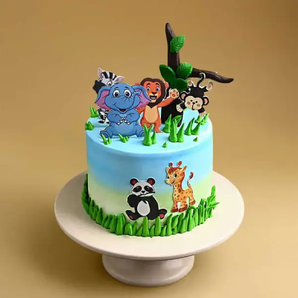 Wild  Life Theme Cake